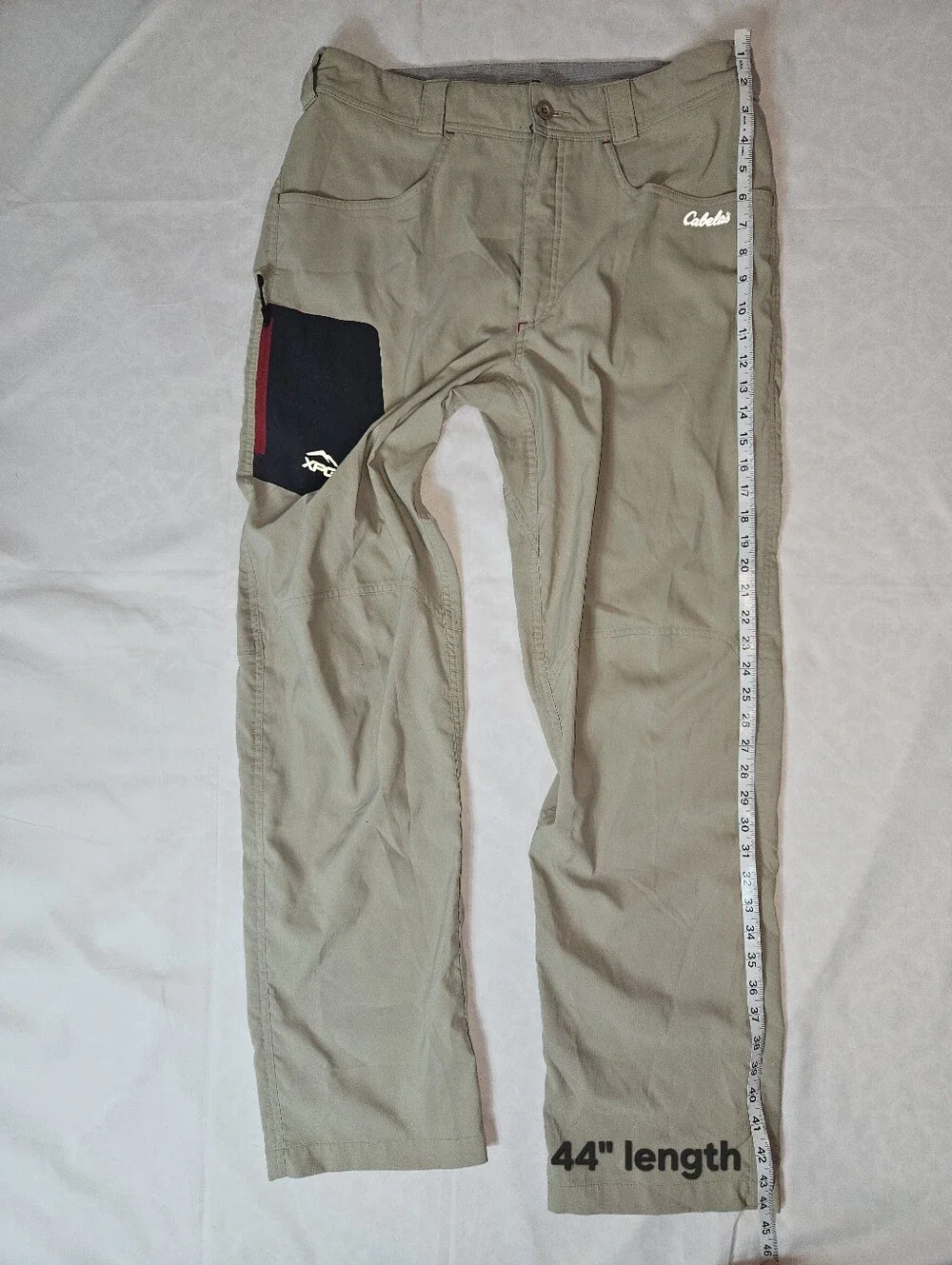 Cabelas Mens L 34 Outdoor Hiking Fishing Tan XPG Cool Phase Pants British Khaki